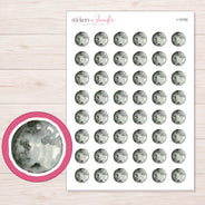 I-15792 planner sticker sheet with enlarged sticker detail