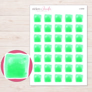 I-15797 planner sticker sheet with enlarged sticker detail