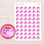 I-15808 planner sticker sheet with enlarged sticker detail