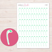 I-15827 planner sticker sheet with enlarged sticker detail