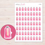 I-15832 planner sticker sheet with enlarged sticker detail