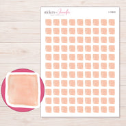 I-15833 planner sticker sheet with enlarged sticker detail
