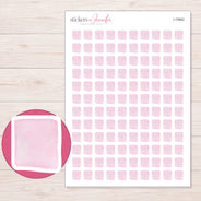 I-15842 planner sticker sheet with enlarged sticker detail
