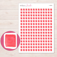 I-15851 planner sticker sheet with enlarged sticker detail