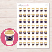 I-15852 planner sticker sheet with enlarged sticker detail