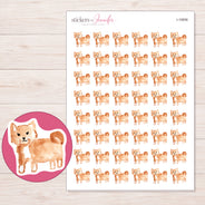 I-15856 planner sticker sheet with enlarged sticker detail