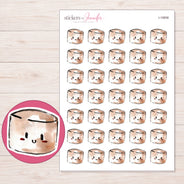 I-15858 planner sticker sheet with enlarged sticker detail