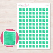 I-15860 planner sticker sheet with enlarged sticker detail