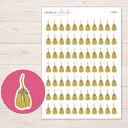 I-15861 planner sticker sheet with enlarged sticker detail