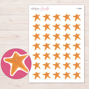 I-15868 planner sticker sheet with enlarged sticker detail