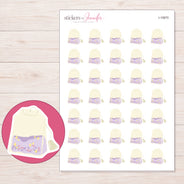 I-15870 planner sticker sheet with enlarged sticker detail