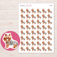 I-15883 planner sticker sheet with enlarged sticker detail