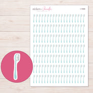 I-15886 planner sticker sheet with enlarged sticker detail
