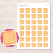 I-15914 planner sticker sheet with enlarged sticker detail