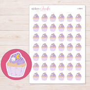 I-15915 planner sticker sheet with enlarged sticker detail