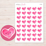 I-15921 planner sticker sheet with enlarged sticker detail