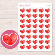 I-15930 planner sticker sheet with enlarged sticker detail