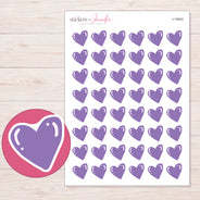 I-15933 planner sticker sheet with enlarged sticker detail