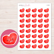 I-15939 planner sticker sheet with enlarged sticker detail