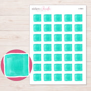 I-15941 planner sticker sheet with enlarged sticker detail