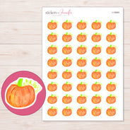 I-15949 planner sticker sheet with enlarged sticker detail