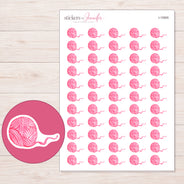 I-15955 planner sticker sheet with enlarged sticker detail