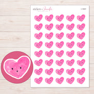 I-15957 planner sticker sheet with enlarged sticker detail