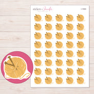 I-15960 planner sticker sheet with enlarged sticker detail