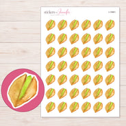 I-15961 planner sticker sheet with enlarged sticker detail
