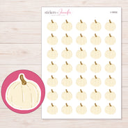 I-16032 planner sticker sheet with enlarged sticker detail