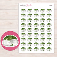 I-16060 planner sticker sheet with enlarged sticker detail
