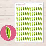 I-16073 planner sticker sheet with enlarged sticker detail