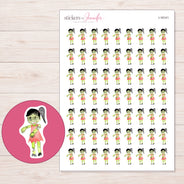 I-16141 planner sticker sheet with enlarged sticker detail