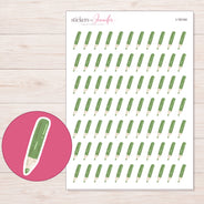 I-16144 planner sticker sheet with enlarged sticker detail