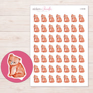 I-16148 planner sticker sheet with enlarged sticker detail