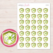 I-16153 planner sticker sheet with enlarged sticker detail