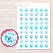I-16154 planner sticker sheet with enlarged sticker detail