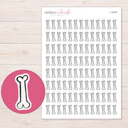 I-16157 planner sticker sheet with enlarged sticker detail