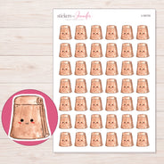 I-16174 planner sticker sheet with enlarged sticker detail