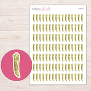 I-16177 planner sticker sheet with enlarged sticker detail