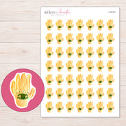 I-16181 planner sticker sheet with enlarged sticker detail