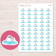 I-16260 planner sticker sheet with enlarged sticker detail