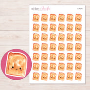 I-16270 planner sticker sheet with enlarged sticker detail