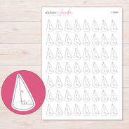 I-16283 planner sticker sheet with enlarged sticker detail