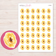 I-16290 planner sticker sheet with enlarged sticker detail