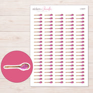I-16377 planner sticker sheet with enlarged sticker detail