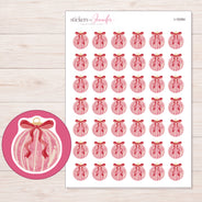I-16384 planner sticker sheet with enlarged sticker detail