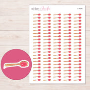 I-16385 planner sticker sheet with enlarged sticker detail