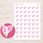 I-16394 planner sticker sheet with enlarged sticker detail