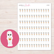 I-16501 planner sticker sheet with enlarged sticker detail